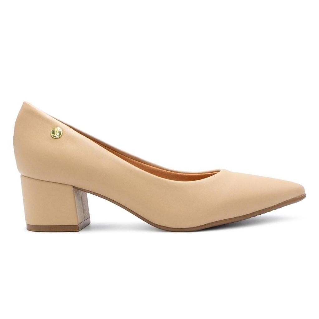 Scarpin Vizzano Feminino Salto Bloco Bico Fino 1220.315