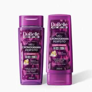 Kit Shampoo e Condicionador Meu Cronograma Perfeito Dabelle Hair em Oferta na Shopee