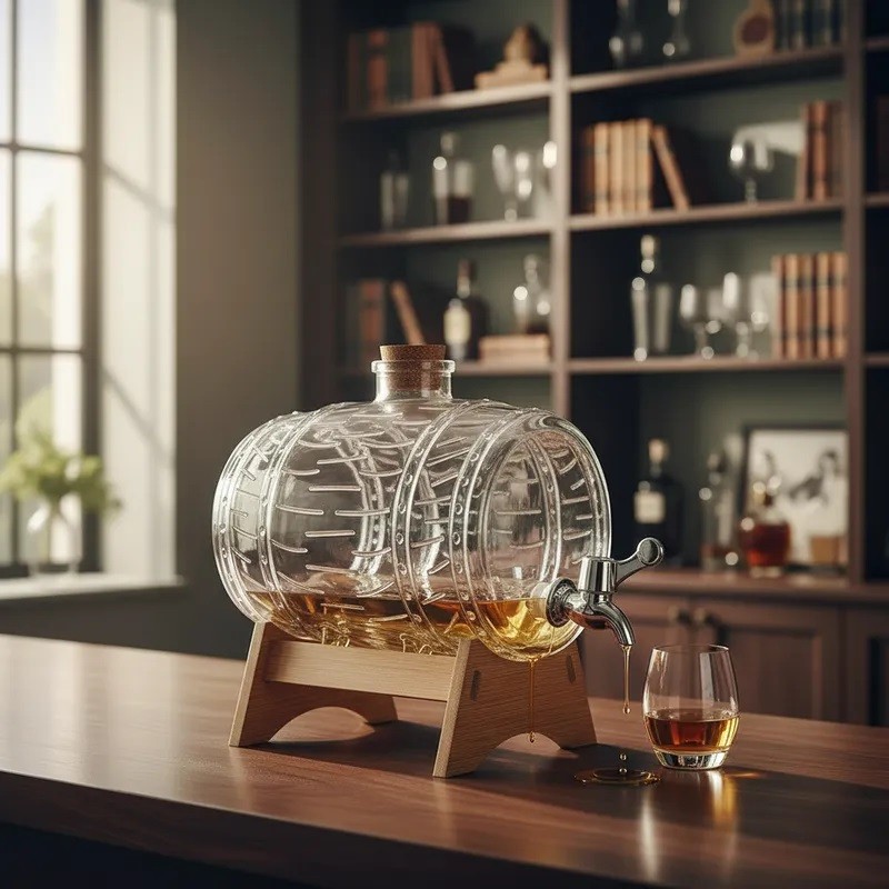 Barril de Cachaça Base de Madeira 1 Litro HAUSKRAFT