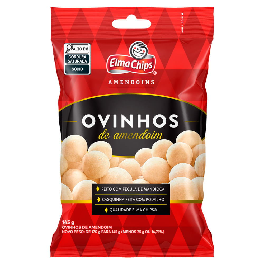 Ovinhos de Amendoim Elma Chips 145g
