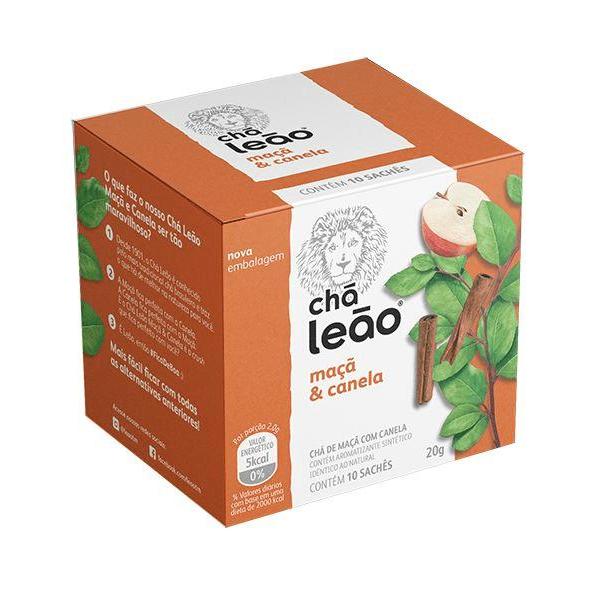Chá Leão Maçã com Canela 10 Sachês