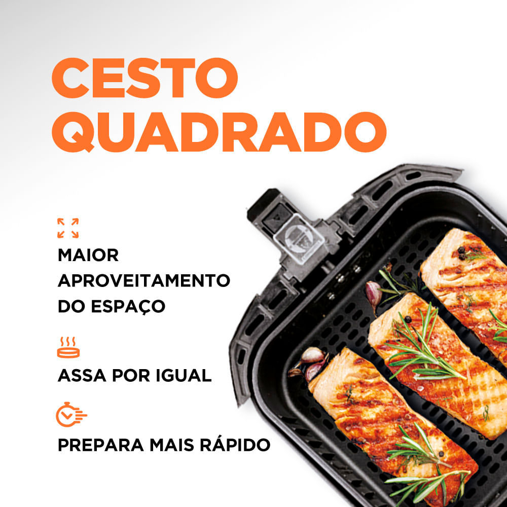 Fritadeira Elétrica Air Fryer Mondial Afn-40-LE 4L Preta - 220V em Oferta na Shopee