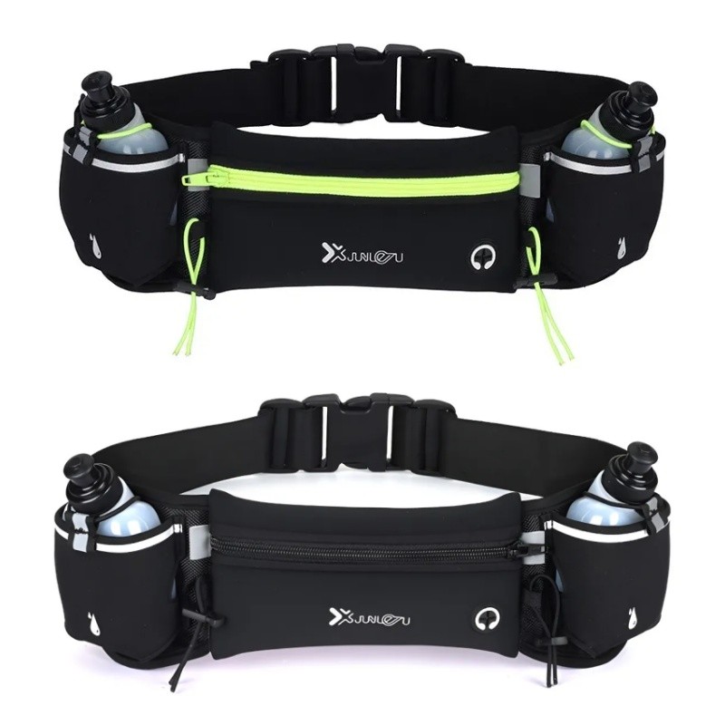 Cinto De Hidratação Com 2x Garrafinhas Para Corrida Pochete