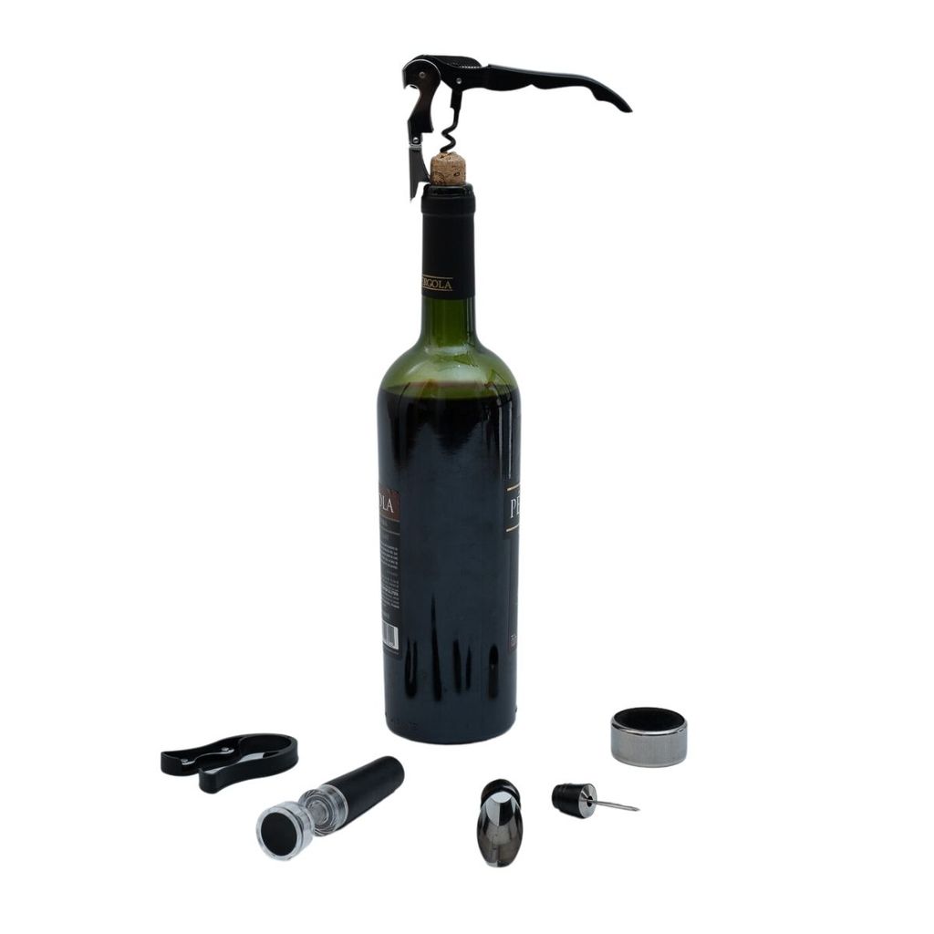 KIT 5 ACESSÓRIOS PARA VINHO - MOZCADA