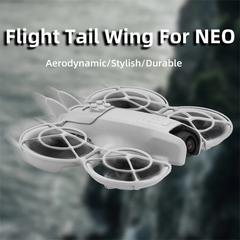 Asa Traseira de Voo para DJI NEO, Aleta Fixa de Liberação Rápida, Asa Traseira de Fluxo de Ar, Componentes de Equilíbrio