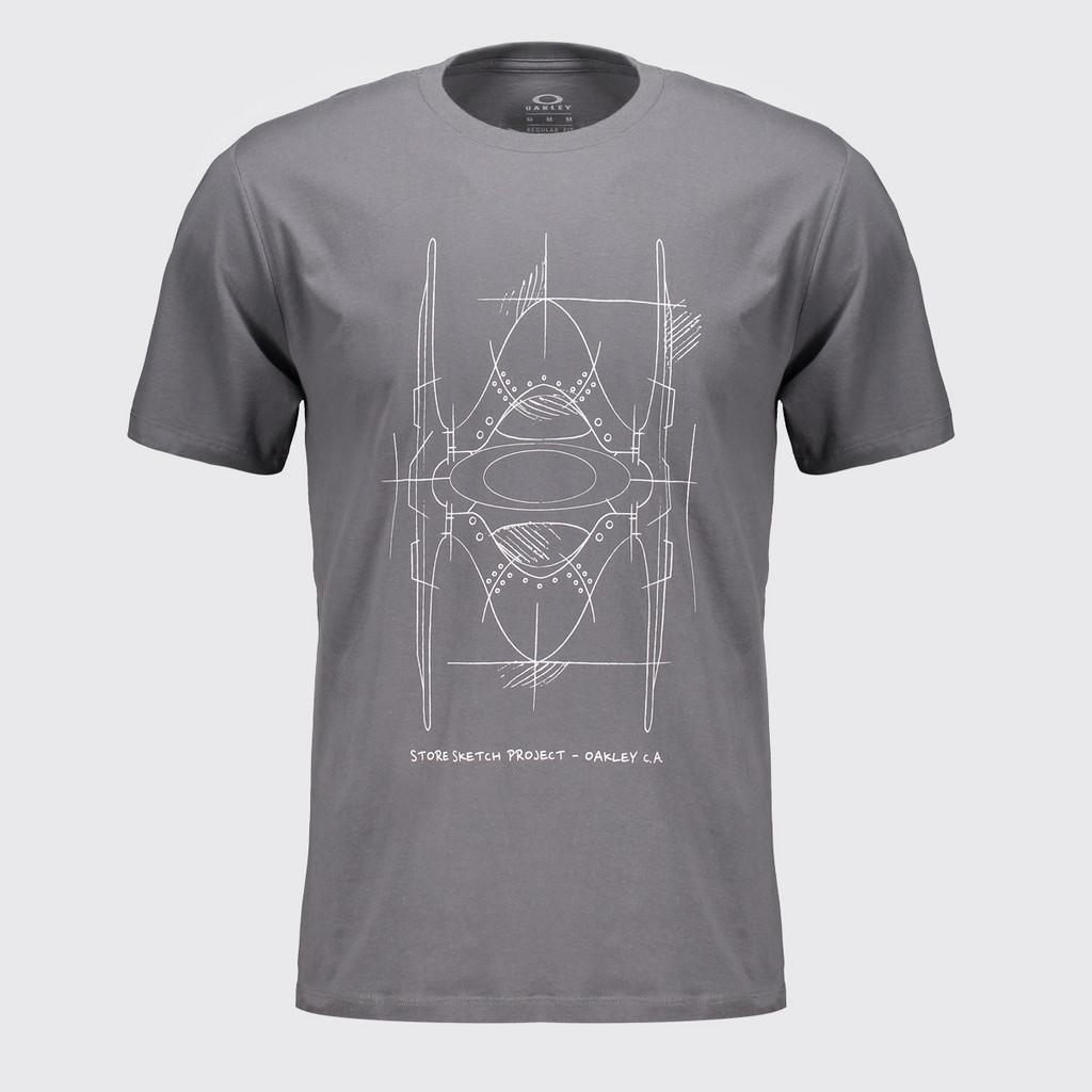Camiseta Oakley O-Store Sketch SS Cinza