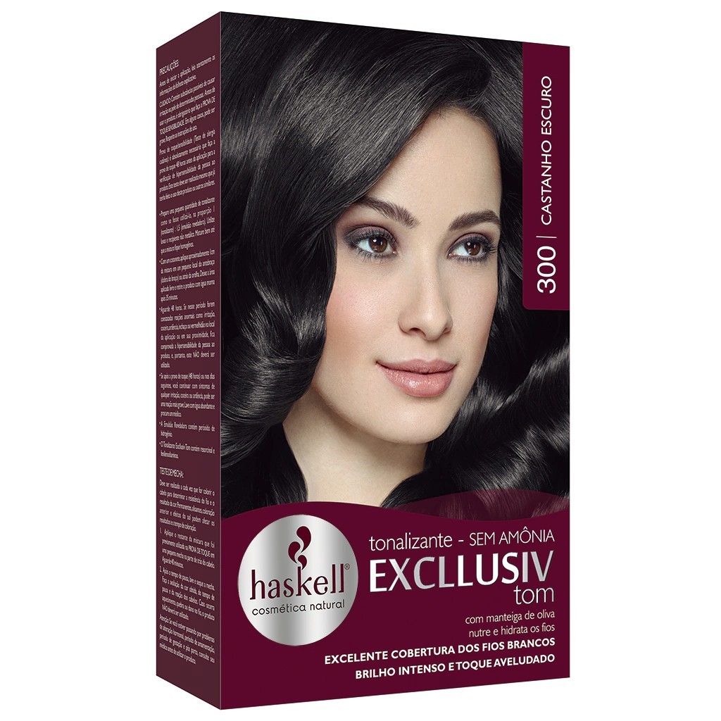 Tonalizante 300 - Castanho Escuro Haskell em Oferta na Shopee