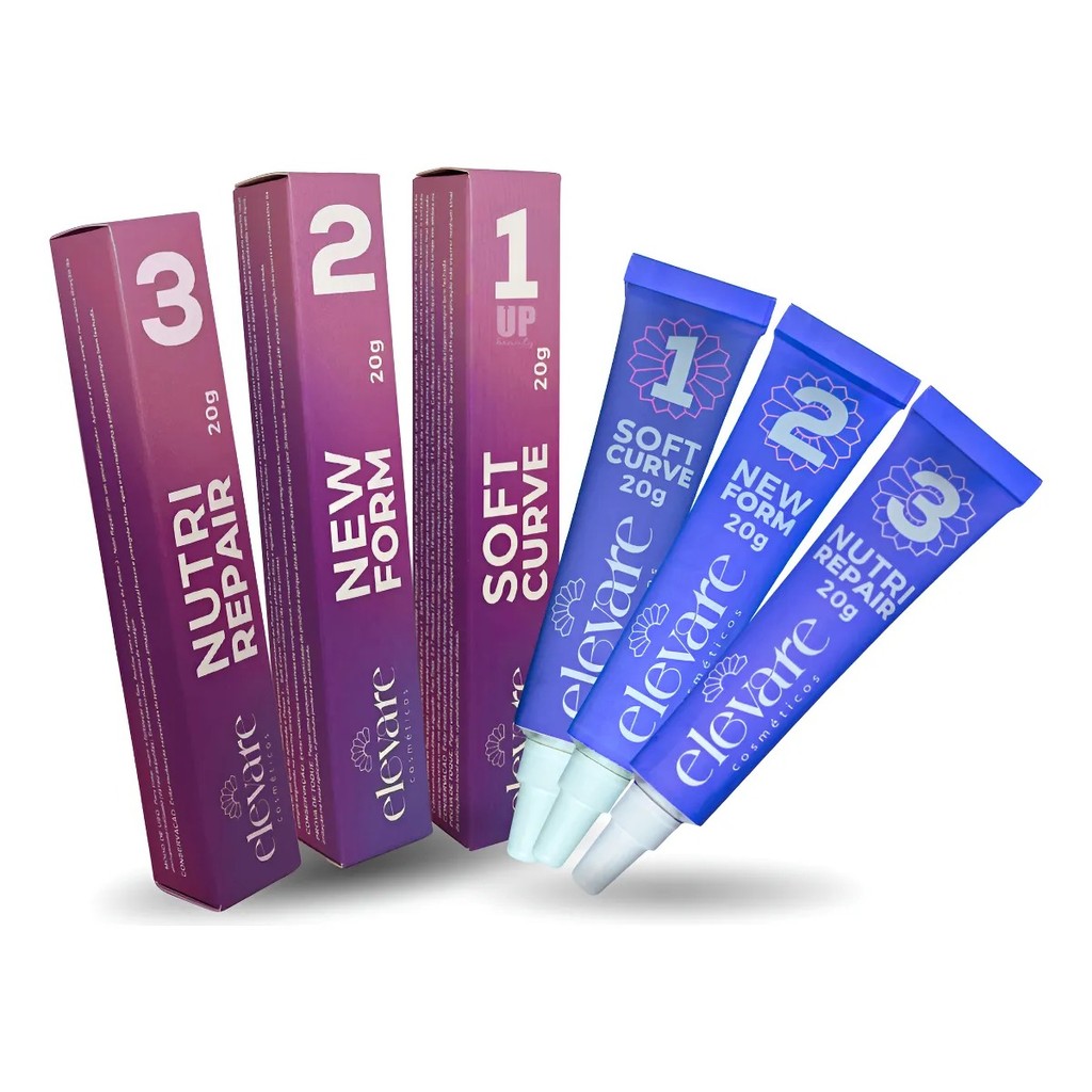 Passo 1 + Passo 2 + Passo 3 Para Lash Lift E Brow Lamination Elevare Anvisa 20g em Oferta na Shopee