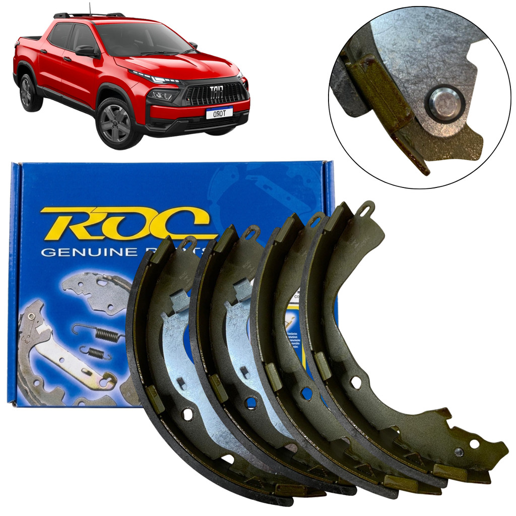 Jogo Sapata Freio Fiat Toro 2.0 16v 4x2 4x4 2016 A 2026