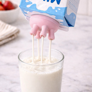 Tampa Caixa Leite Suco Vaca Vaquinha Cow Teta Caixinha Tetra Park em Oferta na Shopee