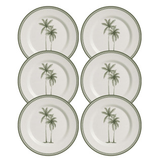 Jogo 6 Pratos Rasos Alleanza Caraíva 29cm Acetinado Cerâmica em Oferta na Shopee