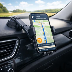 Suporte de Celular para Carro com Ventosa Universal Painel Parabrisa 3.5 a 7 Polegadas LE-093