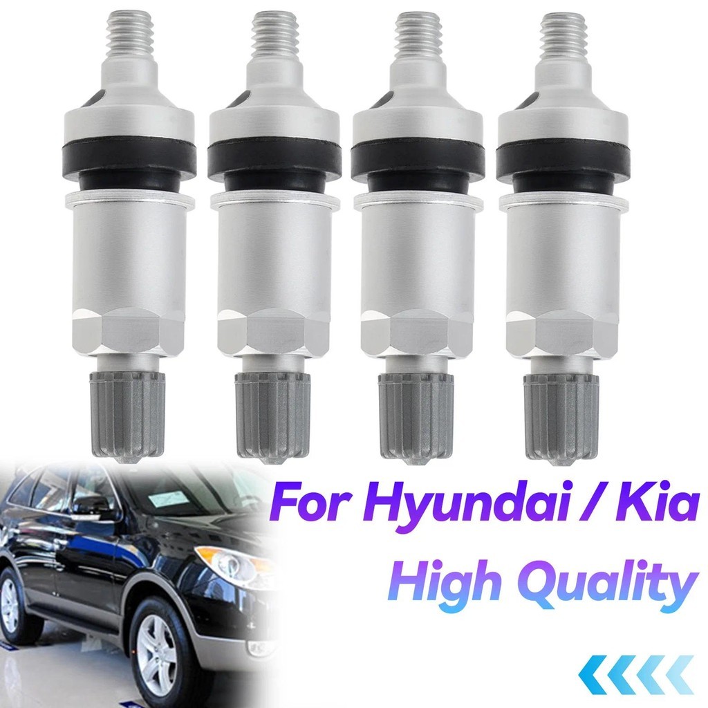 4X TPMS Substituição Monitor De Pressão Dos Pneus Sensor Válvula Haste Para Hyundai I40 Ix35 Kia Rio Sportage Grandeur K