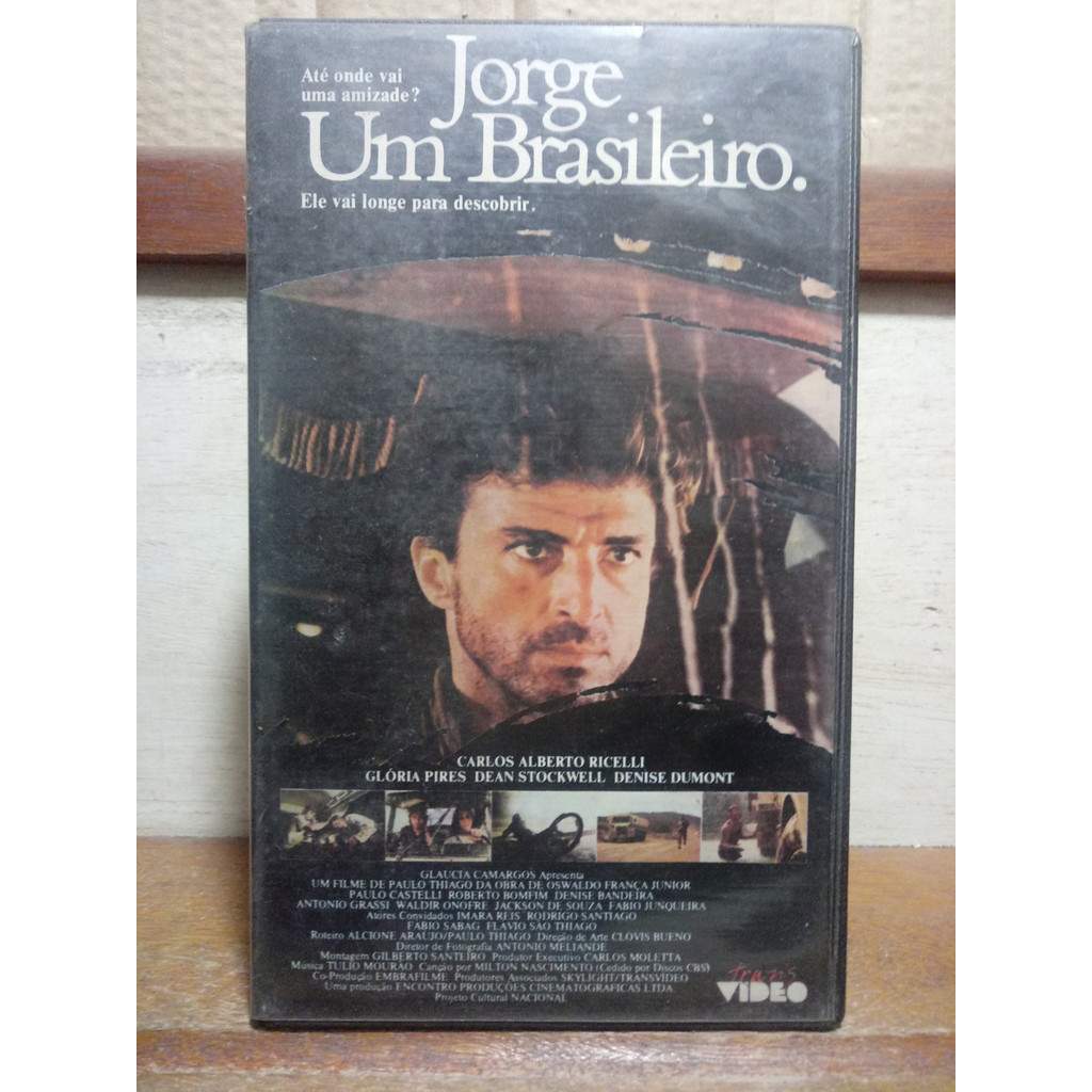 Vhs Jorge Um Brasileiro - Carlos Alberto Riccelli