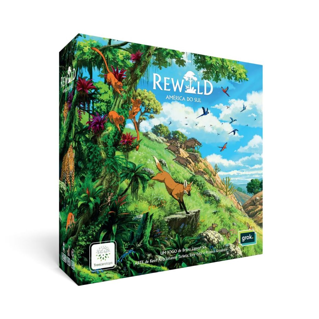 Jogo de Tabuleiro Rewild: América do Sul Grok
