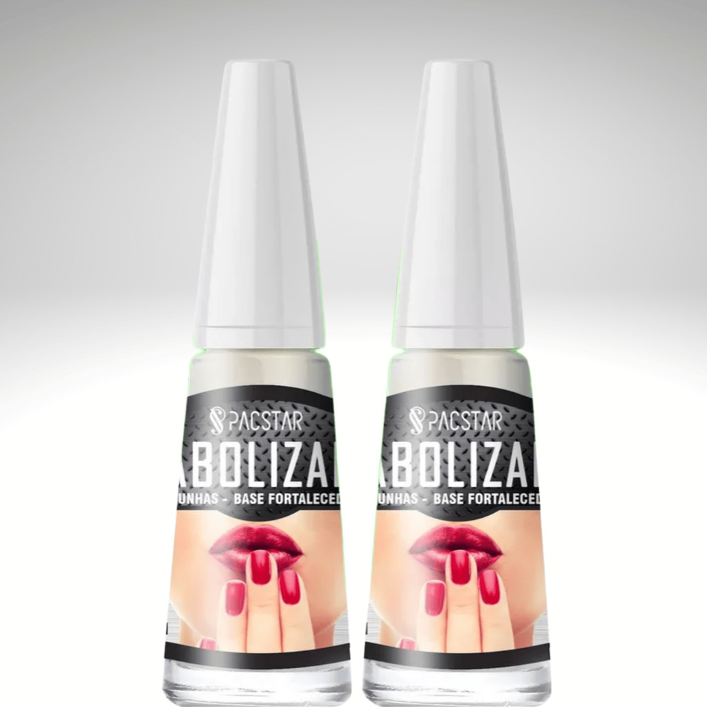 Base Fortalecedora Unhas Anabolizante Pacstar 8ml KIT C/02UN