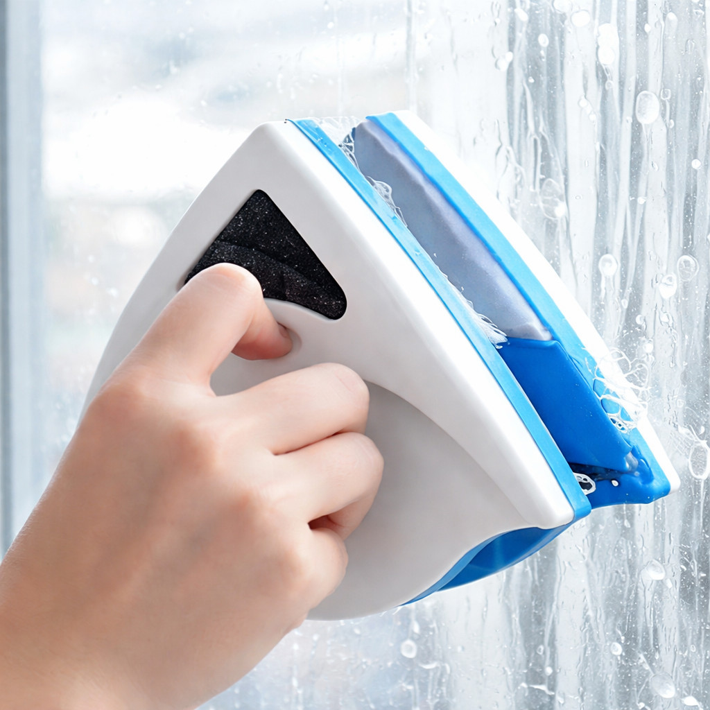 Limpador magnético de vidro aquários janelas limpeza dupla face flutuante prático doméstico
