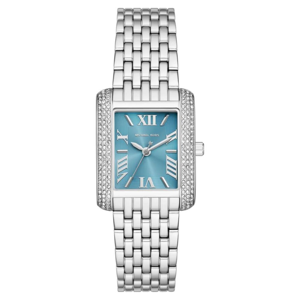 Relógio Michael Kors Feminino Ref: Mk4829/1kn Clássico Retangular Dourado