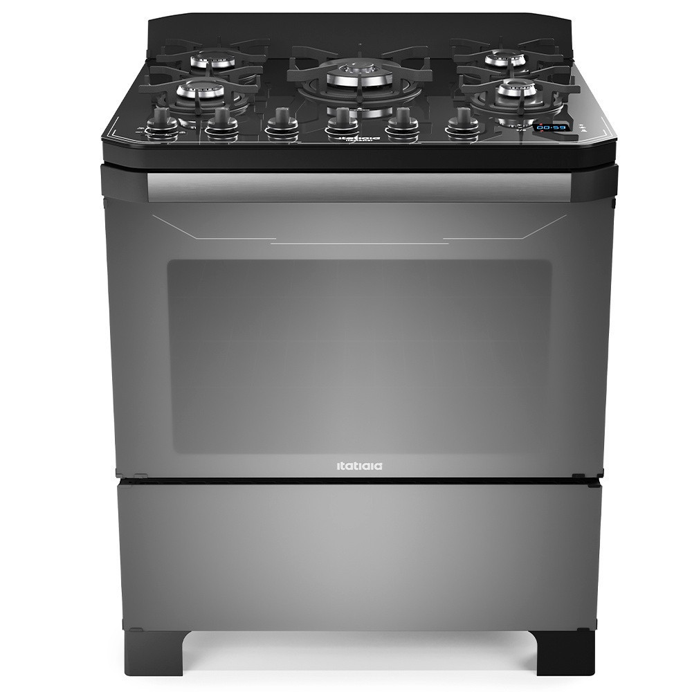 4.4 Fogão 5 Bocas Itatiaia Itamaster Reflecta Tripla Chama com Painel Touchscreen e Timer Digital Ofertas