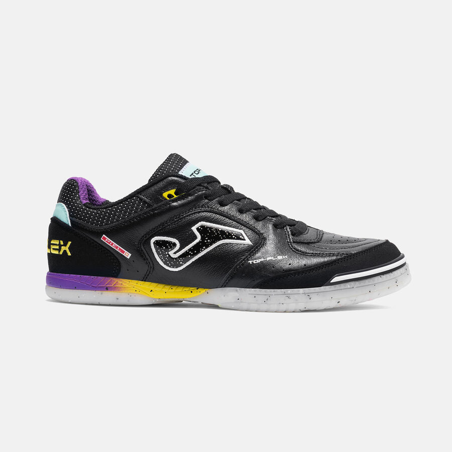 Chuteira de Futsal Joma Top Flex - Preto e Roxo