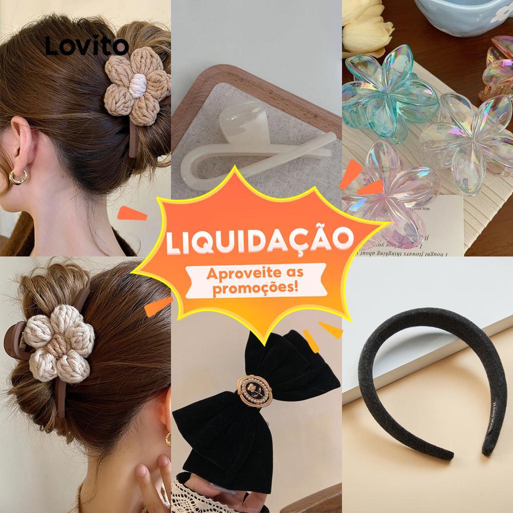 Lovito Special Casual Hair accessories for Women (Size FACC) em Oferta na Shopee
