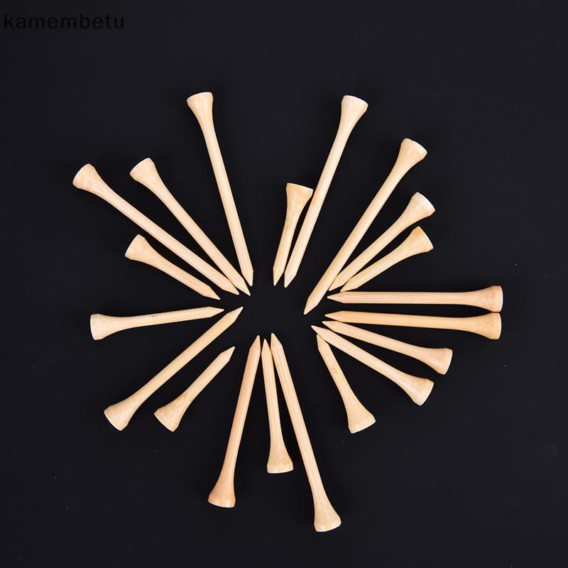 kam 100 Pçs/Set Camisetas De Golfe Bambu Suporte Para Bolas De 4 Tamanho Mais Forte Que Madeira ka
