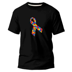 Camisa Camiseta Básica Unissex 100% Algodão Premium Estampa Digital Autista Autismo