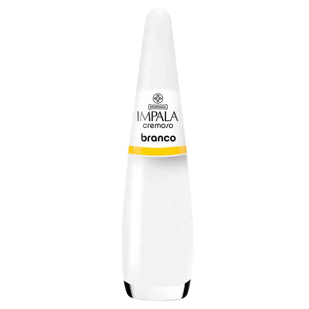 Esmalte Impala Cremoso Branco 7,5ml em Oferta na Shopee