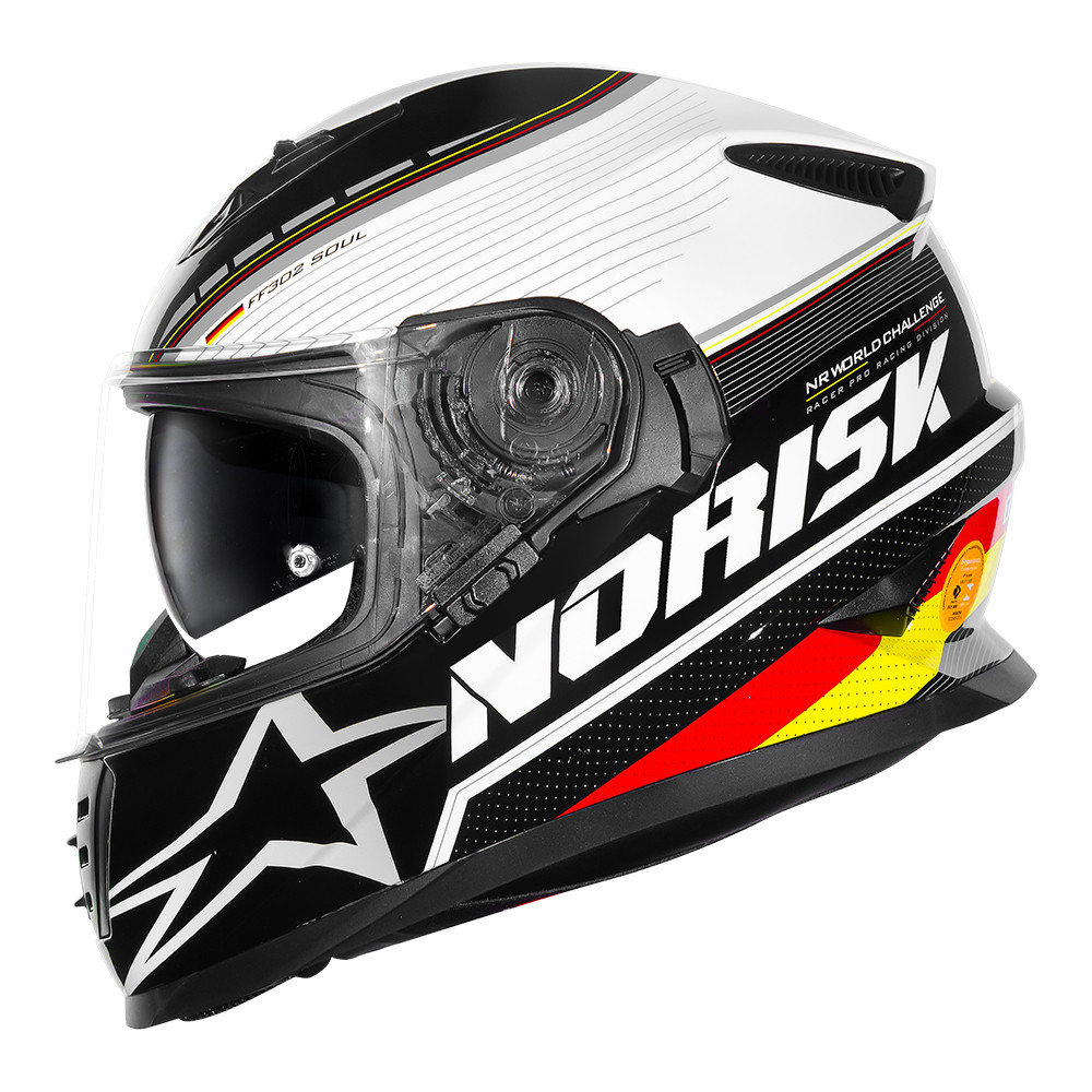 Capacete Norisk Ff302 Soul II Grand Prix Alemanha em Oferta na Shopee