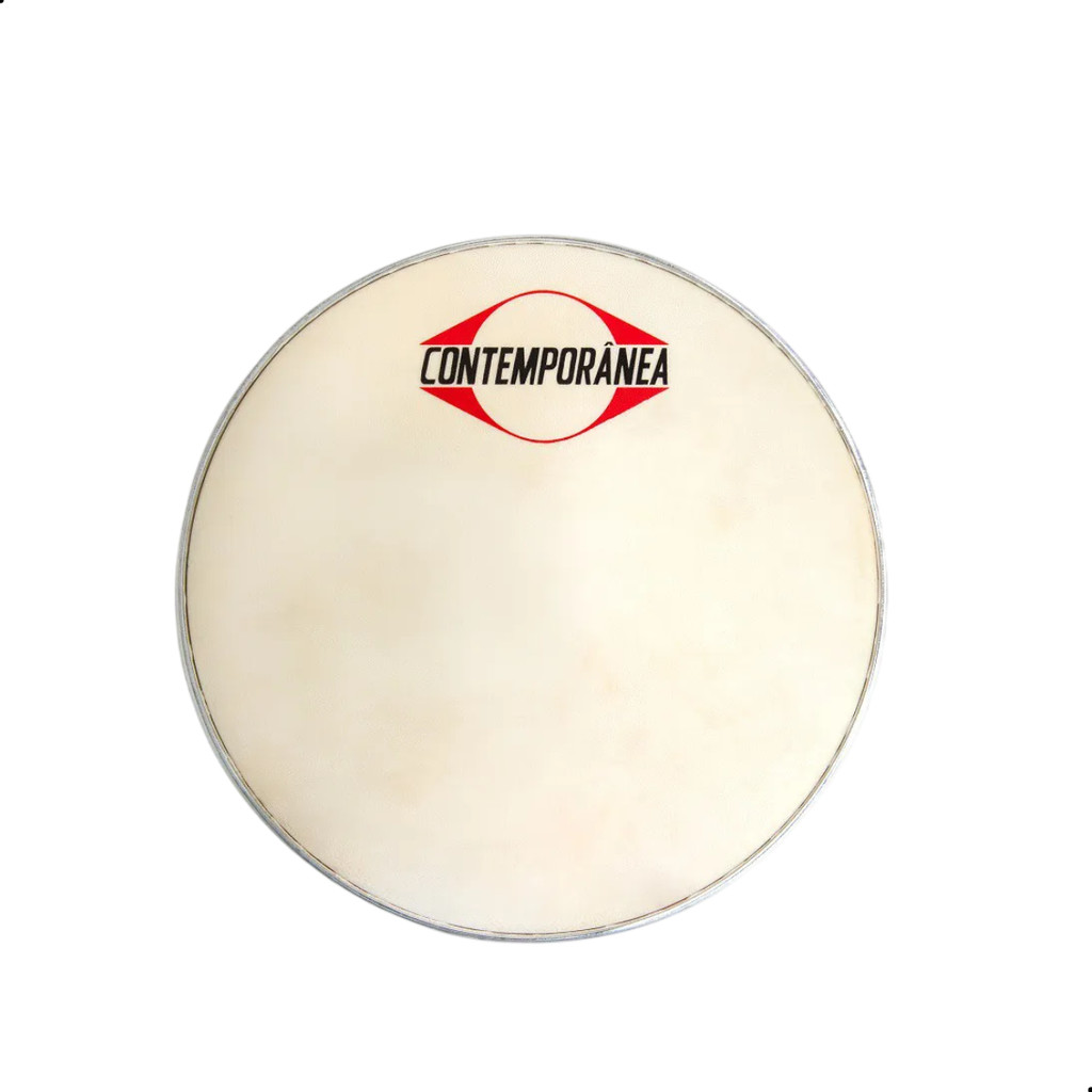 Pele Couro Animal Cabra 16 Pol. Contemporanea Surdo Bumbo