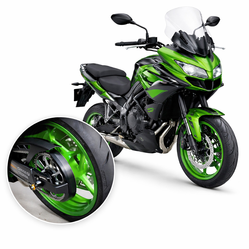 Protetor De Coroa e corrente Para Kawasaki Versys 650/1000 Tourer
