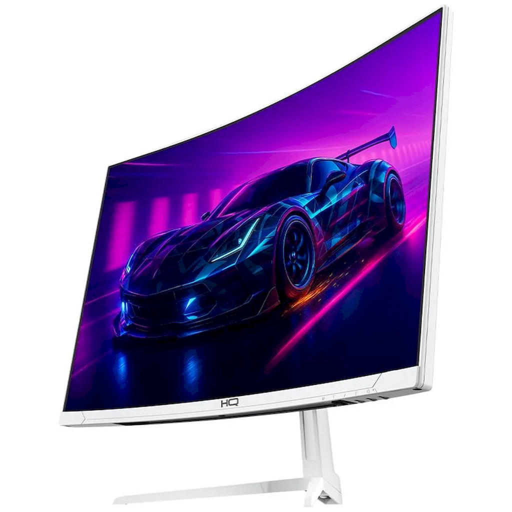 Monitor Gamer HQ Premium, 27 Pol, Curvo, VA, Full HD, 1ms, 180Hz, HDMI/DP, Branco, HQW27C18
