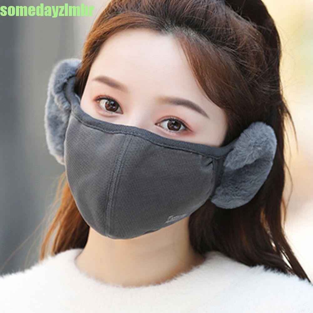SOMEDAYZL0M Máscara De Protetores De Orelha , Térmica De Algodão Para De Inverno Aquecedora De Ouvido À Prova De Vento E