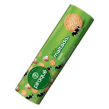 Piraquê Leite Maltado Coco Biscoito