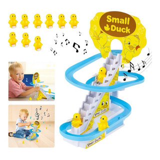 Brinquedo Infantil Pista Dos Patinhos Com Luzes Educativo