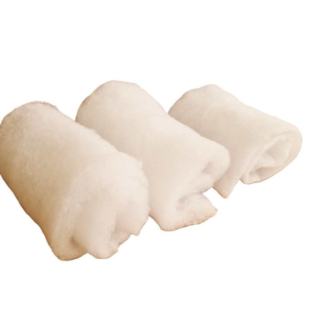 Manta Acrilica Lã Perlon grossa para Aquario e Filtro 100g retalho 1,40M X 0,50