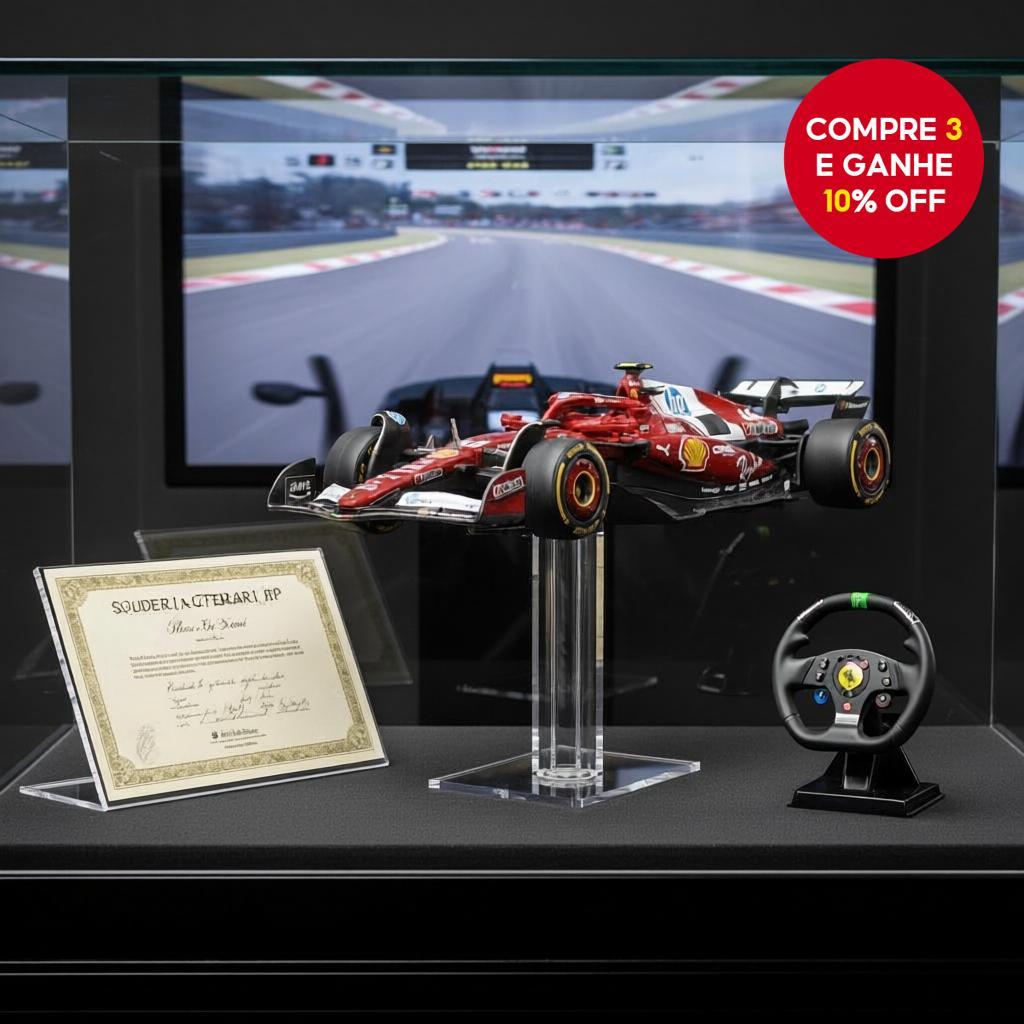 Bburago 1:43 F1 2025 Scuderia Ferrari HP SF25 #16 Charles Leclerc #44 Lewis Hamilton Modelo de Carro de Brinquedo de