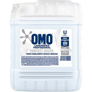 Lava Roupas Líquido Omo Perfect White PRO 7L Especial
