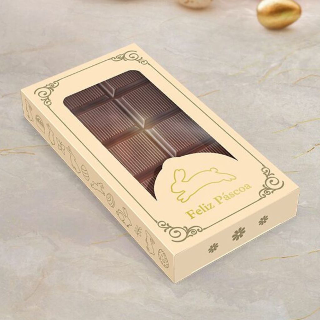 30 CAIXA BARRA TABLETE M 14,5x7,5x2 - PASCOA LUZ 5855 ( IDEIA PÁSCOA 2026 )