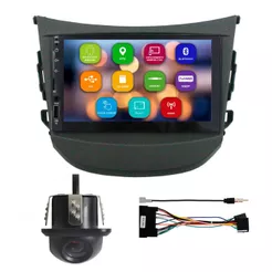 Kit Multimídia 7 Pol HB20 2012 13 A 16 2017 2018 19 2020 Android 2Gb Ram 32Gb Flash Quad-Core 2 Din Preto Wifi Gps Ips