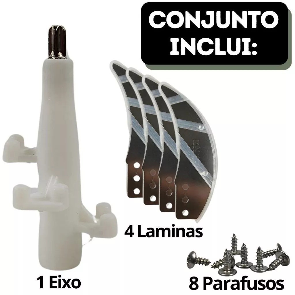 Acessórios universais do misturador 2L3L lâmina de liga 2L3L faca espiral de capacidade