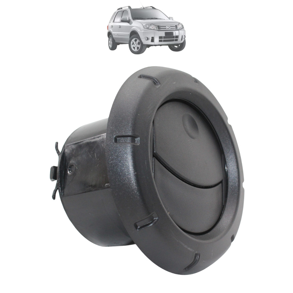 Difusor De Ar Ecosport 2008 Até 2012 Cor:Preto Com Aro Preto