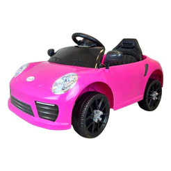 MINI CARRO ELETRICO INFANTIL ROSA IMPORTWAY BW394RS 6V
