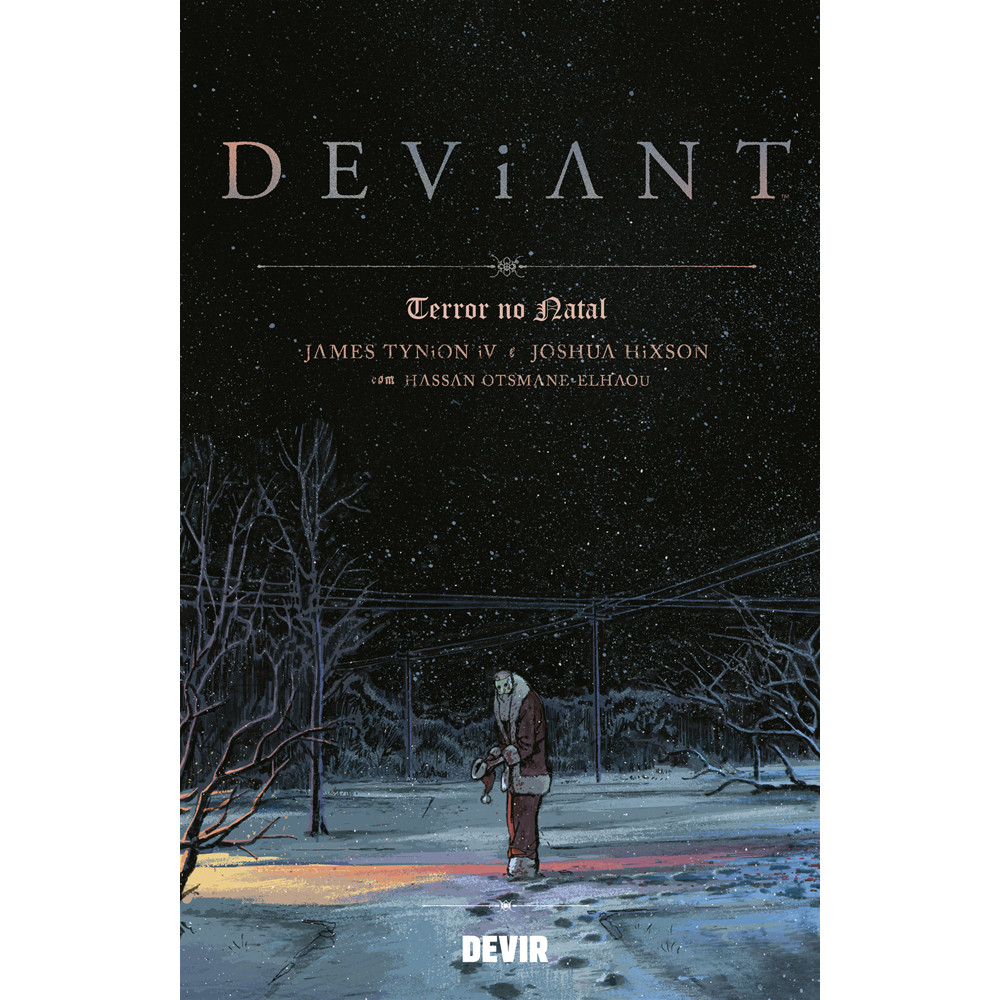 Capa do livro Comics - Deviant - Terror no Natal - por James Tynion IV - Editora Devir Livraria
