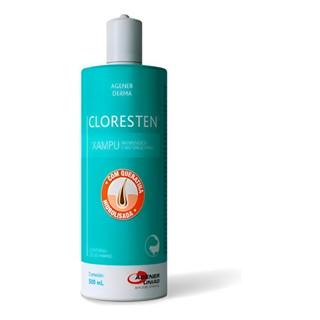 Shampoo Neutro Antibacteriano Cloresten Pet 500ml em Oferta na Shopee