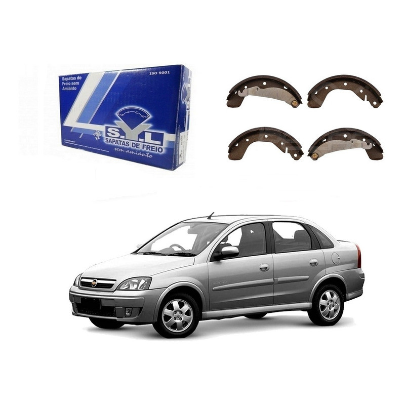 Sapata De Freio Corsa Novo Sedan 1.8 2003 A 2009 em Oferta na Shopee