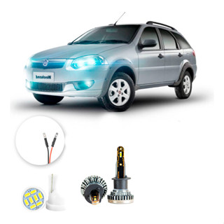 Kit Ultra Led Nano Fiat Palio Adventure 2013-2015 H1 30000lm em Oferta na Shopee