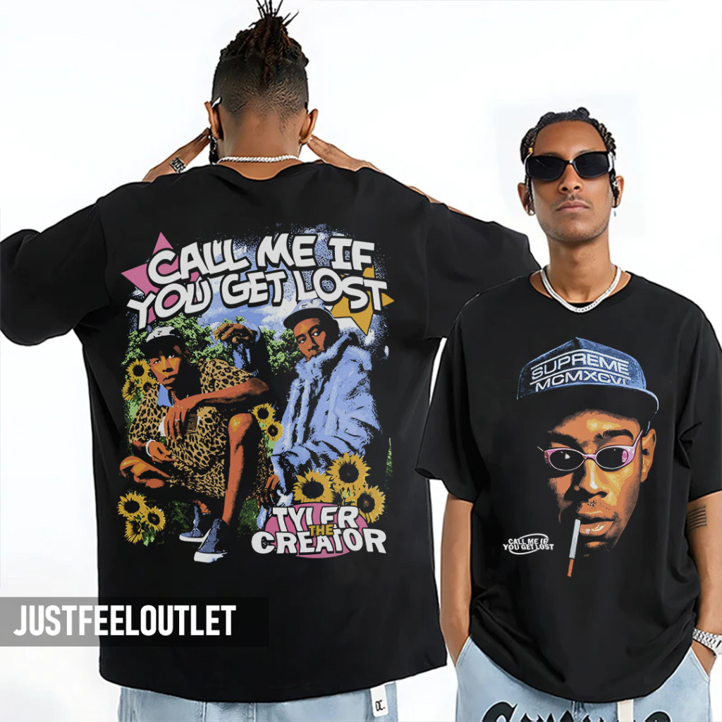 Camiseta T-shirt Unissex Algodão Tyler The Creator Call Me If You Get Lost