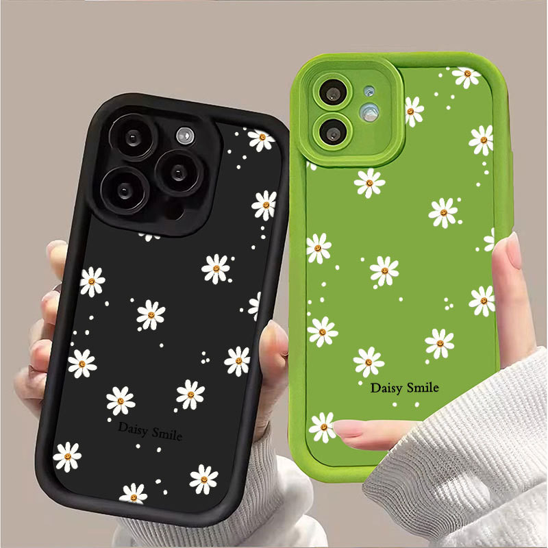 Detalhes do Margarida Sorriso Capa Capinha Para iPhone 17 Ar 14 15 16 Plus XR 11 12 13 Pro Max Normal Silicone Anti-Impacto