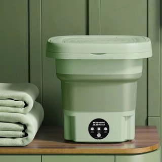 Mini Máquina de Lavar Automática 11L - Dobrável, Portátil, Moderna, 110V/220V